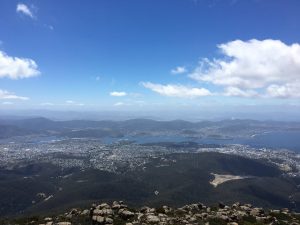 Hobart from Mount Wellington