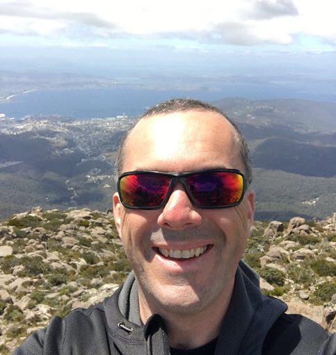 Selfie from Mount Wellington